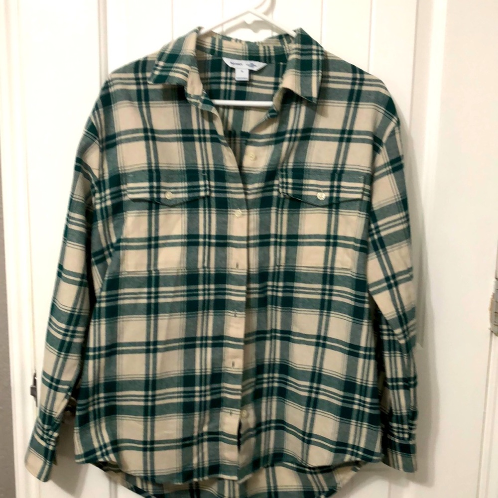 Flannel button up  Size medium